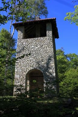 water tower at rock island state park wisconsin
