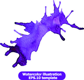 watercolor illustration vector