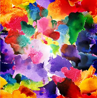 watercolor object abstract art background vector