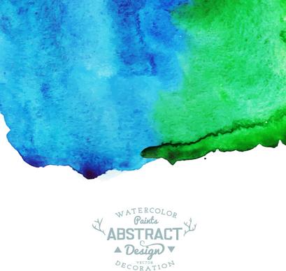 watercolor paints abstract vector background