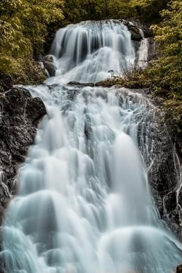 waterfall scenery picture dynamic flowing 