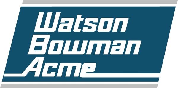 watson bowman acme