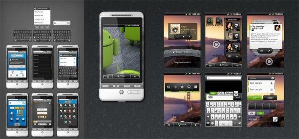 wds android gui full psd source file