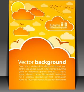 weather effects card 04 vector