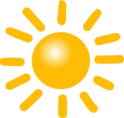 Weather Sunny clip art