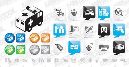 web2.0 style icon vector material