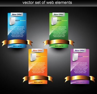 web design decorative elements vector 2