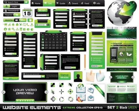 web design elements 03 vector