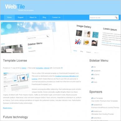 Web Tile Template