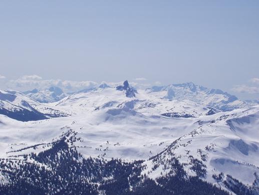whistler mountains winter