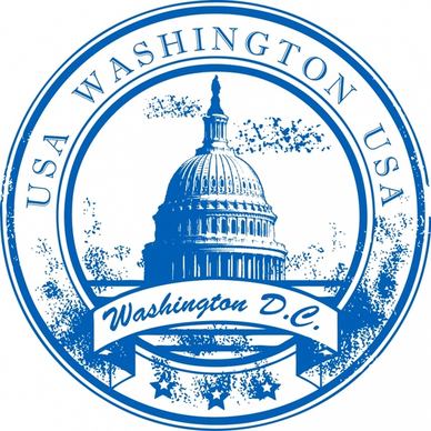 white house emblem vector