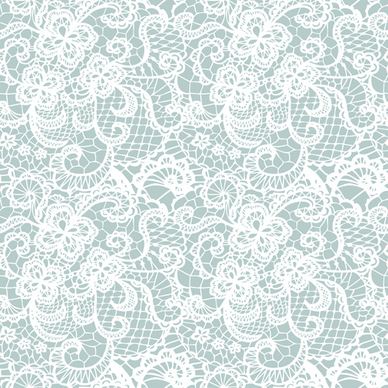 white lace seamless pattern background vector