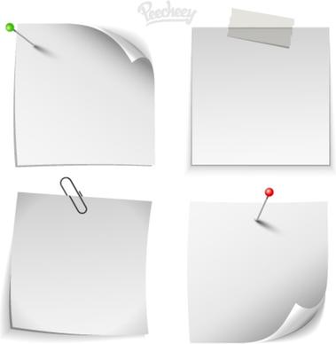 white note paper templates