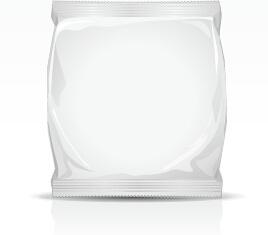 white package bag vectors
