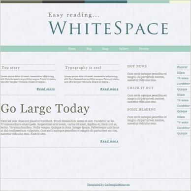 WhiteSpace Template