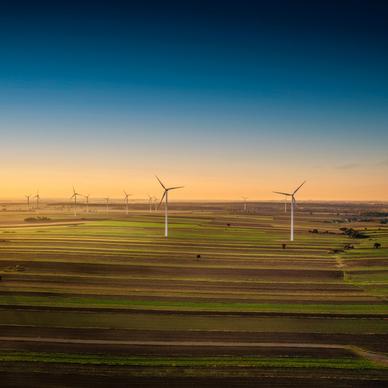 wind farm scenery picture elegant high view field 