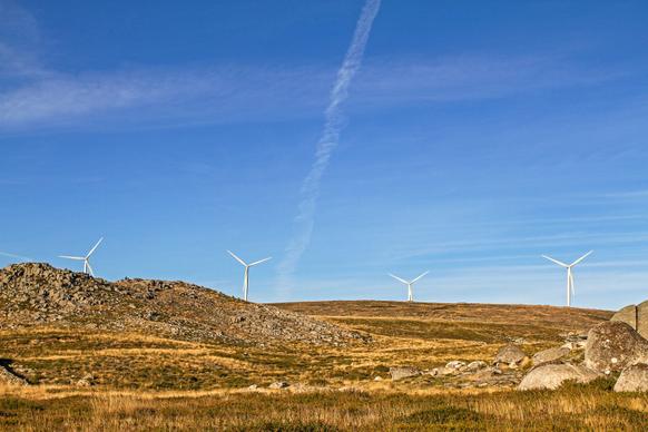 windfarm scenery picture elegant realistic modern 