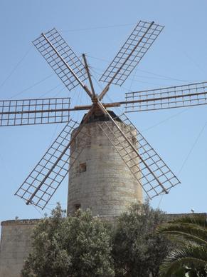 windmill mill wind