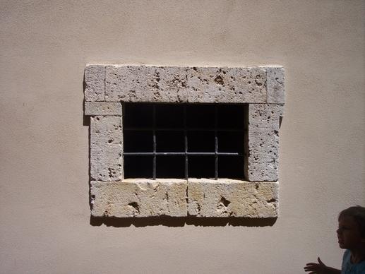 window iron lattice prison