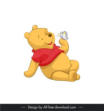 winnie the pooh cartoon character cute bear sketch