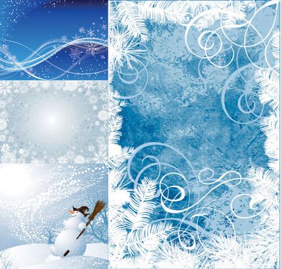 winter background vector
