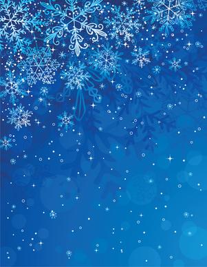 winter snowflake backgrounds art design vector