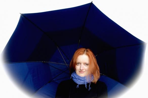 woman and umbrella