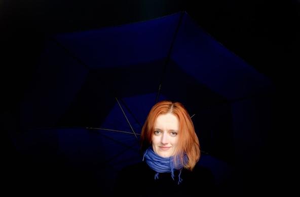 woman and umbrella