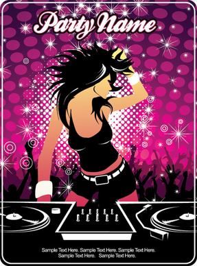 women and music style 2 vector