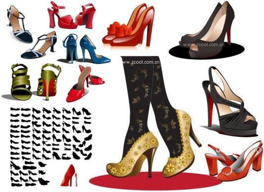 women high heels vector