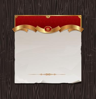 sticker template shiny luxury golden red decor