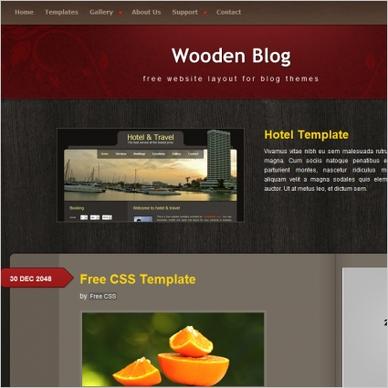  wooden blog