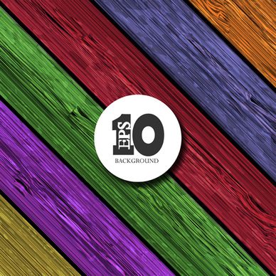 wooden board color backgrounds vector