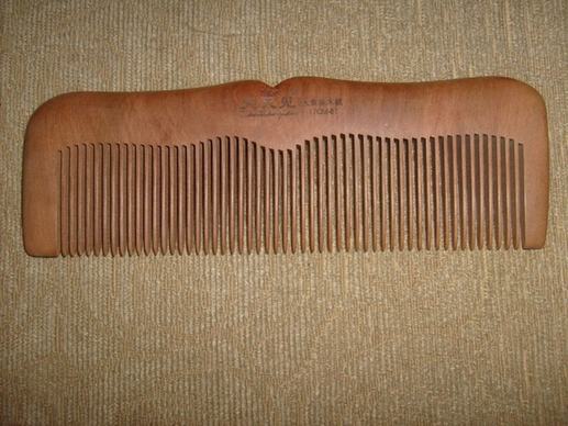 wooden comb