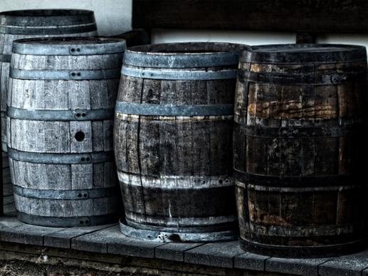 wooden kegs barrel