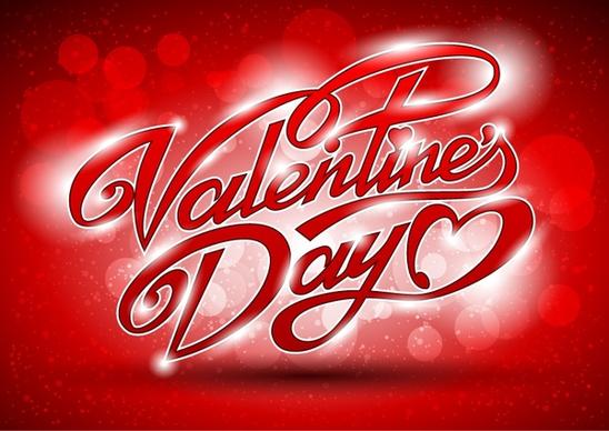 wordart romantic valentine39s day greeting card vector
