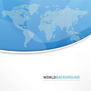 world background vector graphic