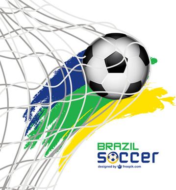 world cup14 brazil poster vector