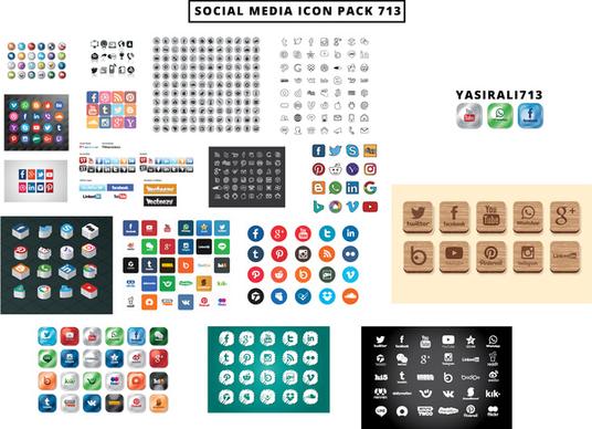 yasirali713social media icon vector 713