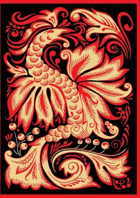 year of the dragon patterns vector