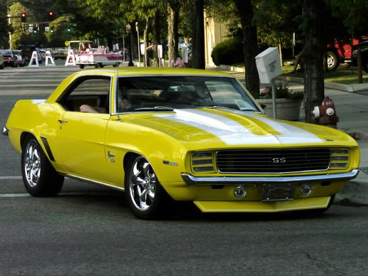 yellow 1969 camaro