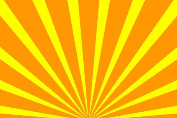 yellow and orange rays
