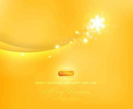yellow background with snow graphics vector