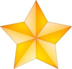 Yellow five star