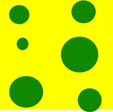 Yellow Green Holes clip art