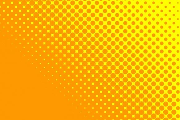 yellow orange dots