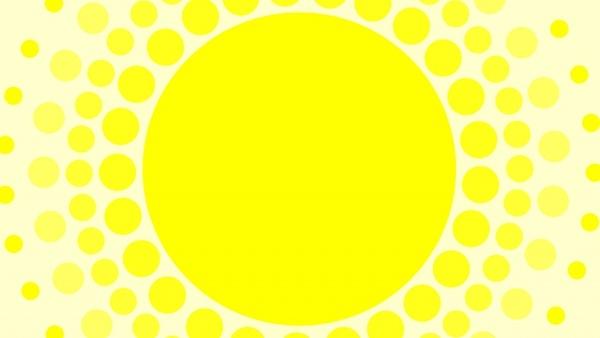 yellow sun background