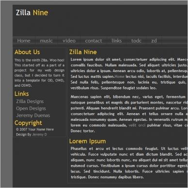 Zilla Nine Template