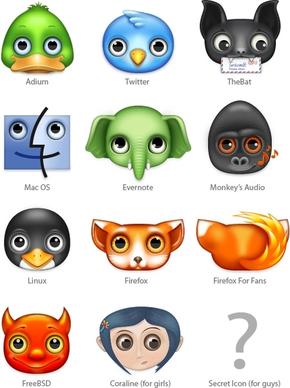 Zoom eyed creatures 2 icons pack