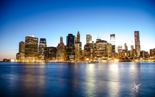 Featured image of post Manhattan Skyline At Night Wallpaper